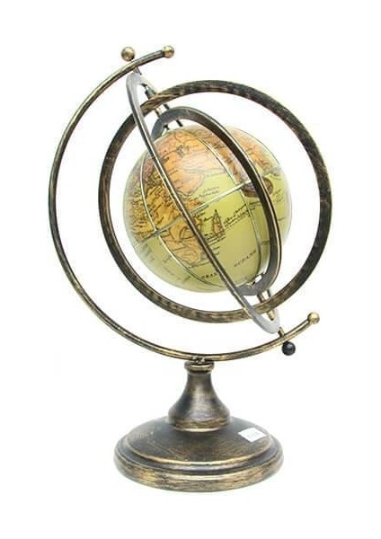 Dünya Küre Yerküre Standlı Zodiac Dekoratif Hediyelik