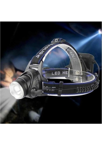 800 Lümen Tx6 Şarjlı Zoomlu Kafa Feneri Kamp Kafa Lambası modelleri