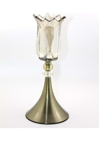 Üstü Cam Şamdan Tekli fiyatları