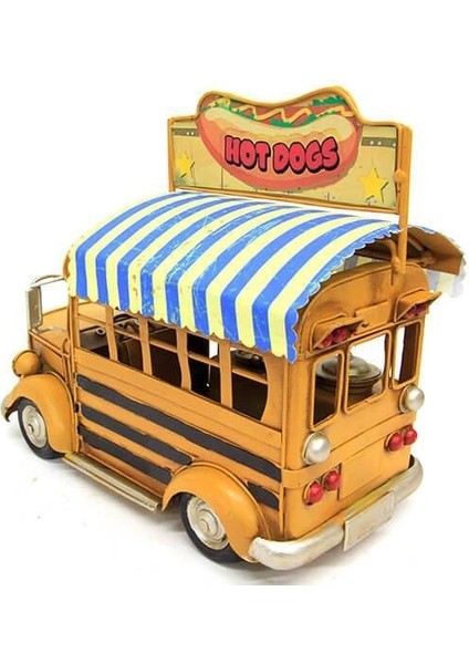 Dekoratif Metal Sandviç Arabası Biblo Hediyelik fırsatları