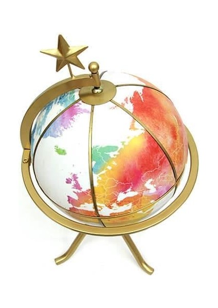 Dünya Küre Yerküre Ayaklı Dekoratif Hediyelik