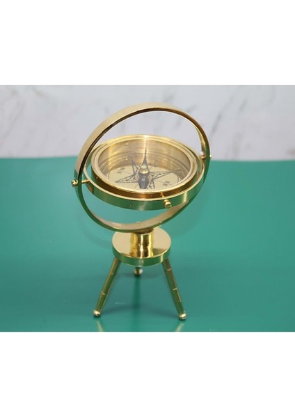 Pirinç Masa Üstü Pusula