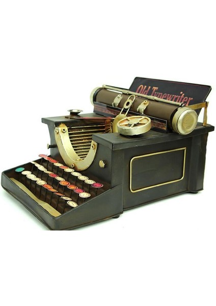 Dekoratif Metal Daktilo Biblo Vintage Hediyelik fiyatları