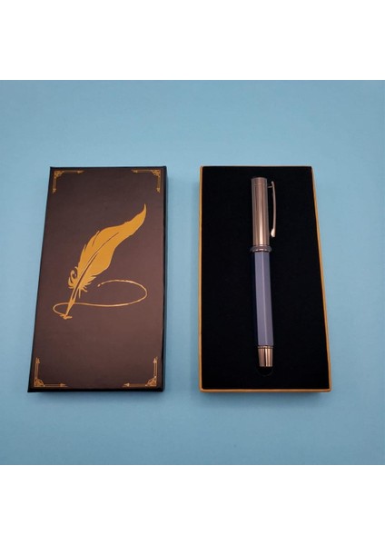 Metal Lacivert Kalem