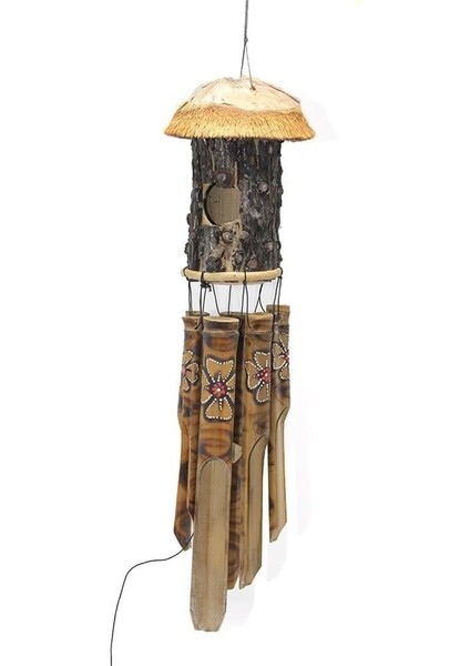 Bambu Kuş Yuvalı Rüzgar Çanı fiyatları