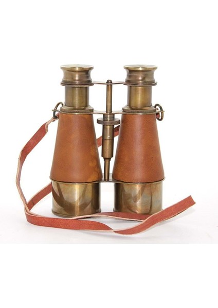 Pirinç Deri Işlemeli Dürbün