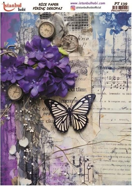 Istanbul Hobi Çiçek Temalı Pirinç Dekopaj PT139
