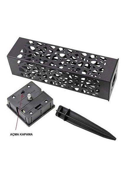 Dekoratif Solar Güneş Enerjili Bahçe Aydınlatması Yürüyüş Yolu Seti ( 8 Adet ) modelleri