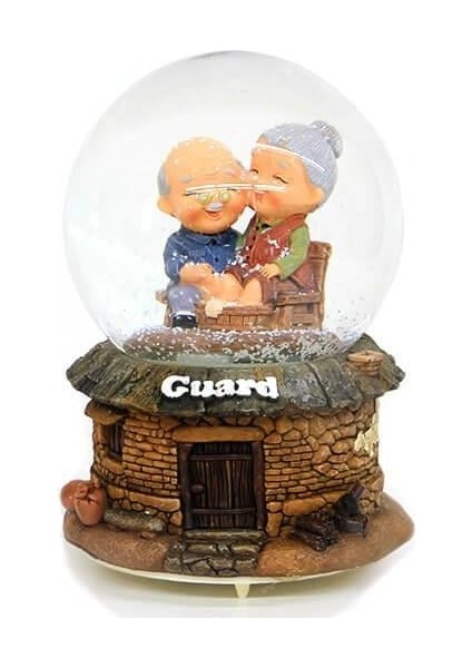 Karküresi Dede Nine Temalı Müzikli Işıklı Dekoratif Hediyelik modelleri