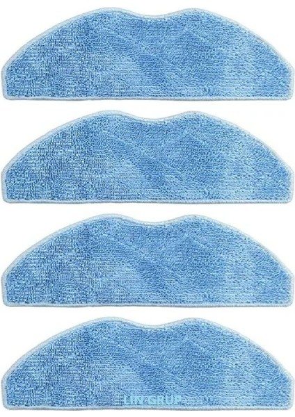 Mavi Uyumlu Robot Süpürge Mop Paspas Seti, 4 Adet, Temizlik Kolaylığı Sağlar