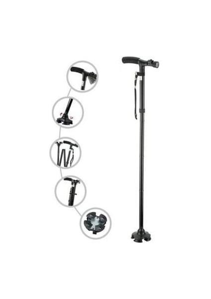 LED Işıklı Katlanır Baston