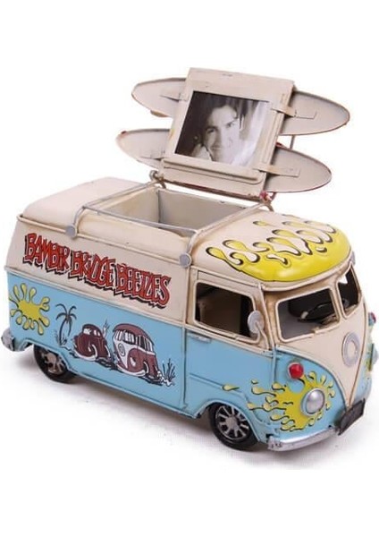 Dekoratif Metal Minibüs Kalemlik ve Çerçeveli Hediyelik fırsatları