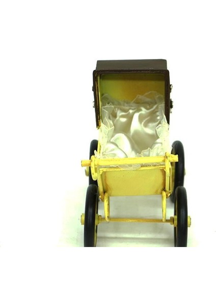 Dekoratif Metal Bebek Arabası Biblo Vintage Hediyelik fırsatları