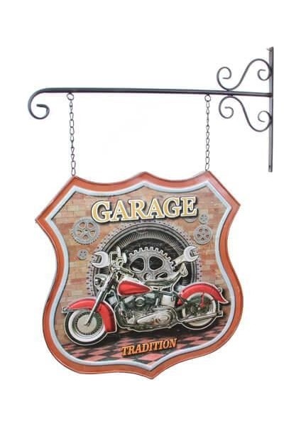 Dekoratif Çift Yönlü Motor Temalı Ferforje Askı Hediyelik fiyatları