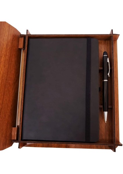 Kalem Termo Deri Defter Set Hediyelik