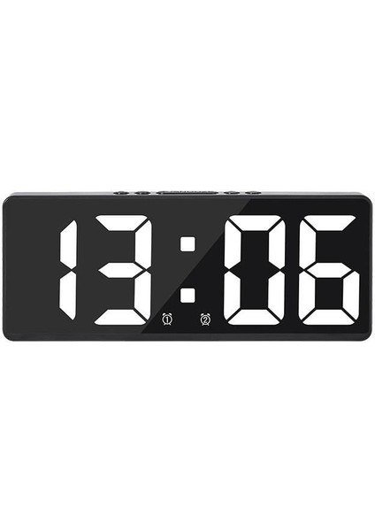 LED Ekranlı Dijital Alarmlı Masa Saati Orta Boy