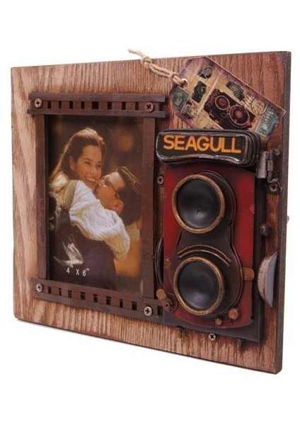 Dekoratif Metal Çerçeve Fotoğraf Makinesi Dekorlu Hediyelik modelleri
