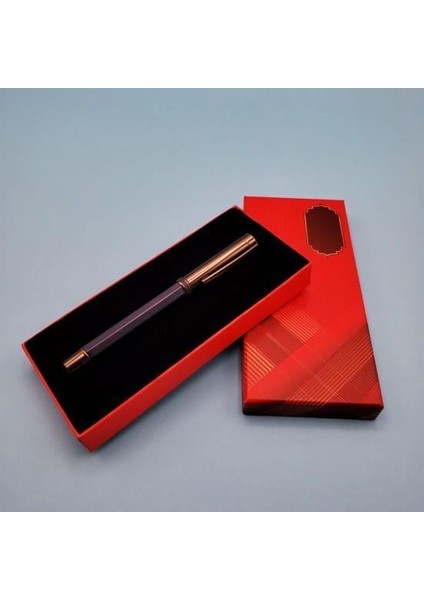 Kutulu Lacivert Kalem Dekoratif Hediyelik