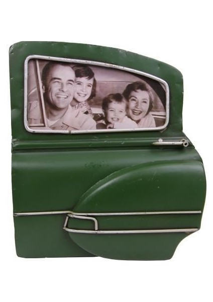 Dekoratif Metal Çerçeve Araba Kapısı Temalı Dekoratif Hediyelik