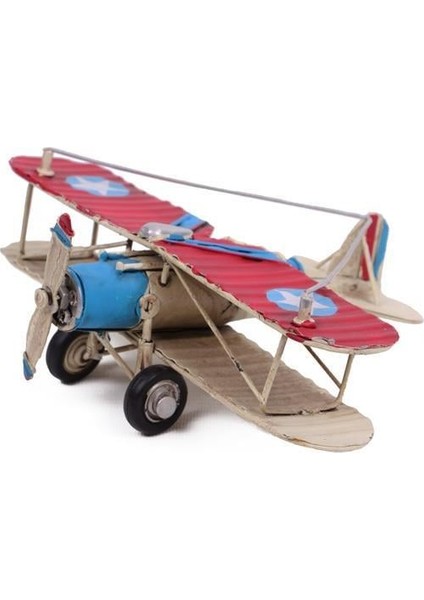 Metal Uçak Çift Kanatlı Biblo Dekoratif Hediyelik fiyatları