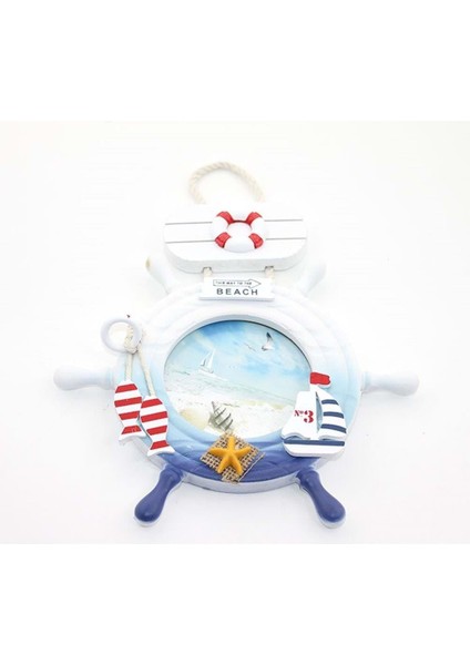 Ahşap Marin Dümenli Çerceve