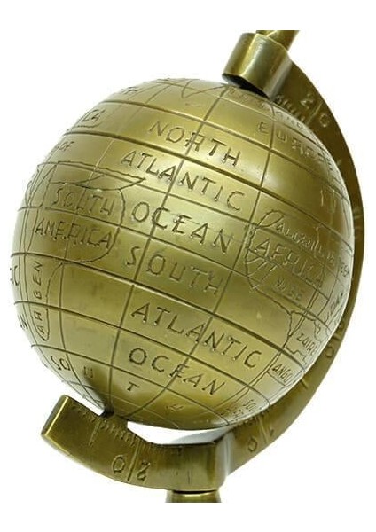 Yerküre Dünya Antik Bronz Dekoratif Hediyelik indirimleri