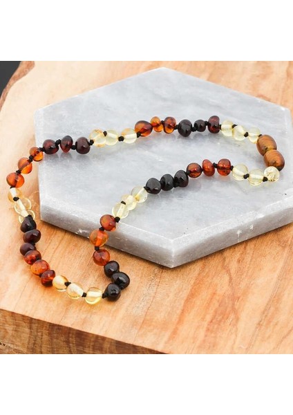 Bebek Damla Kehribar Diş Kolye fiyatları