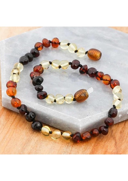 Bebek Damla Kehribar Diş Kolye fırsatları