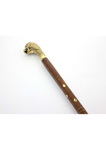 Pirinç Aslan Büstü Baston fiyatları