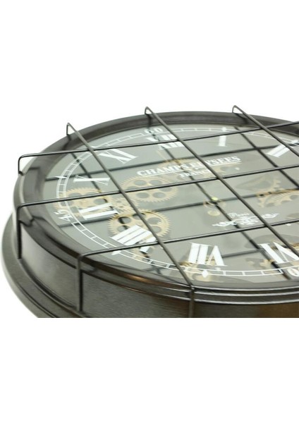 Saat Çarklı Izgaralı Duvar Saati Dekoratif Ev Ofis Hediyelik modelleri