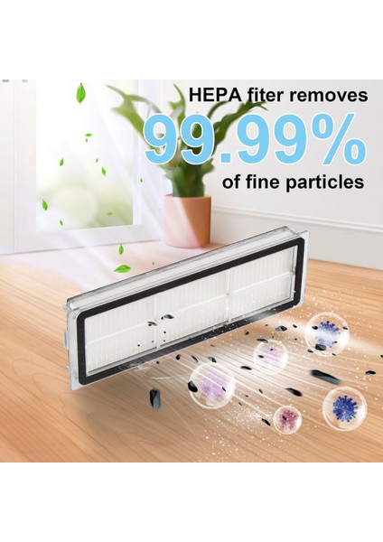 Dreame Bot L10S ULTRA/ PRO- S10 PRO, S10+, X10+(PLUS)XIAOMI Vacuum Mop Yedek Filtre Fırça Seti- 3 Parça indirimleri