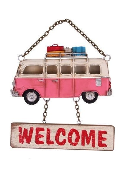Dekoratif Metal Kapı Yazısı Minibüs Kapı Süsü Hediyelik