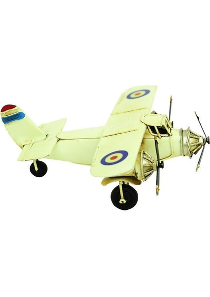 Dekoratif Metal Uçak Biblo Dekoratif Ev Ofis Hediyelik