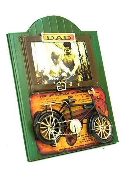 Dekoratif Metal Çerçeve Bisiklet Dekorlu Ev Ofis Hediyelik modelleri