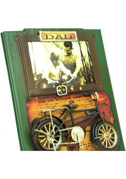 Dekoratif Metal Çerçeve Bisiklet Dekorlu Ev Ofis Hediyelik fırsatları