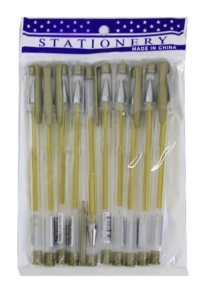 Tükenmez Kalem Gümüş Mürekepli 10'lu Deste 10'le Paket fırsatları