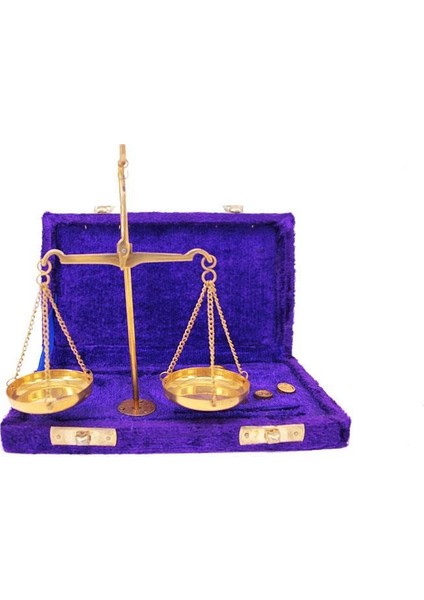 Terazi 100GR Kadife Kutulu Ahşap Kadife Kaplı Hediyelik modelleri