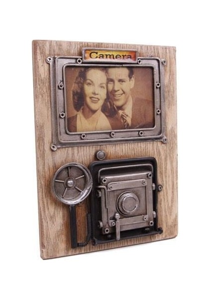Dekoratif Metal Çerçeve Fotoğraf Makinesi Dekorlu Hediyelik fiyatları