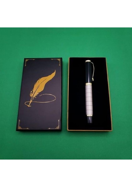 Kutulu Metal Roller Kalem Dekoratif Hediyelik