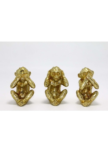 Polyester 3 Maymun Dekoratif Hediyelik fiyatları