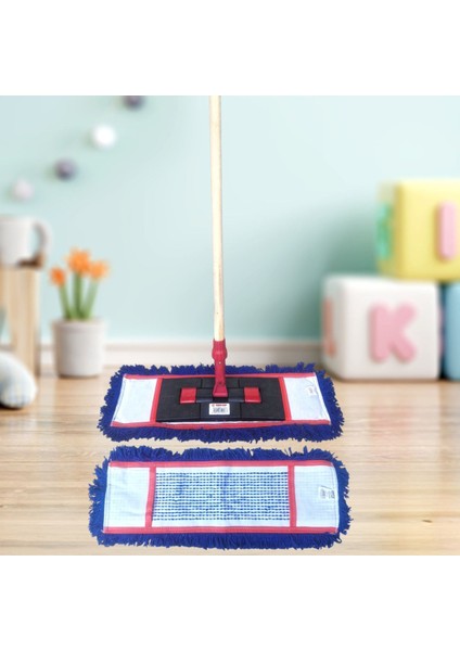 Lacivert Temizlik Seti, Kullanışlı ve Şık Moppililer, Hızlı ve Kolay Temizlik fırsatları