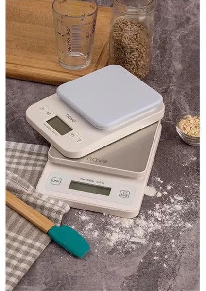 Yüksek Hassasiyetli Dijital Mutfak Terazisi 6kg/0.1g, Çoklu Ölçekli LCD Ekran