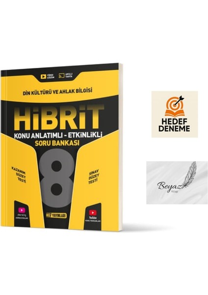 Hız 8.sınıf Hibrit Din Kültürü ve Ahlak Bilgisi Konu Anlatımlı Soru Bankası Hedef Deneme