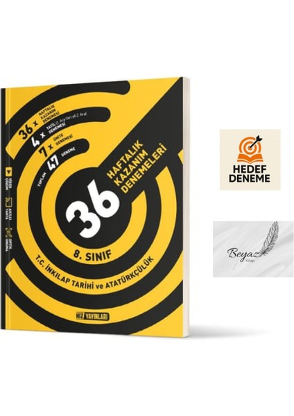Hız 8.sınıf 36 Haftalık Inkılap Tarihi ve Atatürkçülük Denemeleri Hedef Deneme