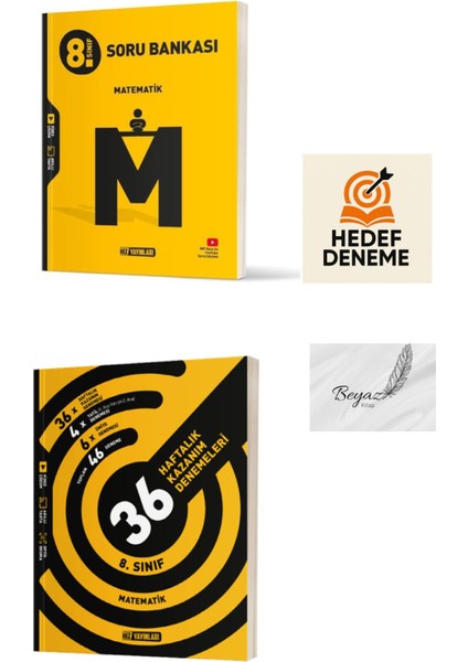 Hız 8.sınıf Matematik Soru Bankası 36 Haftalık Matematik Denemeleri Hedef Deneme