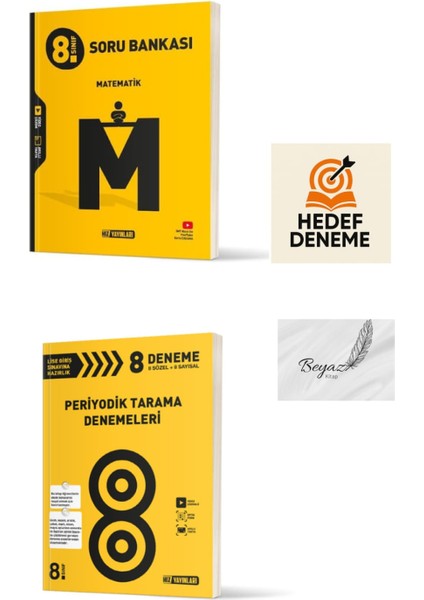 Hız 8.sınıf Matematik Soru Bankası Periyodik Tarama Denemeleri Hedef Deneme