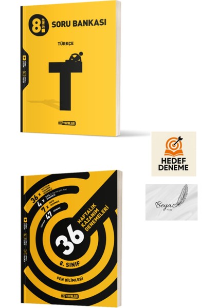 Hız 8.sınıf Türkçe Soru Bankası 36 Haftalık Fen Bilimleri Denemeleri Hedef Deneme