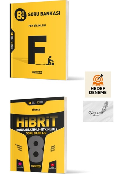 Hız 8.sınıf Fen Bilimleri Soru Hibrit Türkçe Konu Anlatımlı Soru Bankası Hedef Deneme