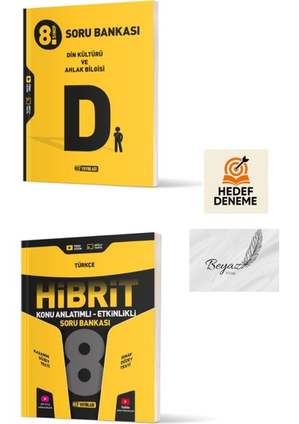 Hız 8.sınıf Din Kültürü ve Ahlak Bilgisi Soru Bankası Hibrit Türkçe Konu Anlatımlı Soru Bankası Hedef Deneme