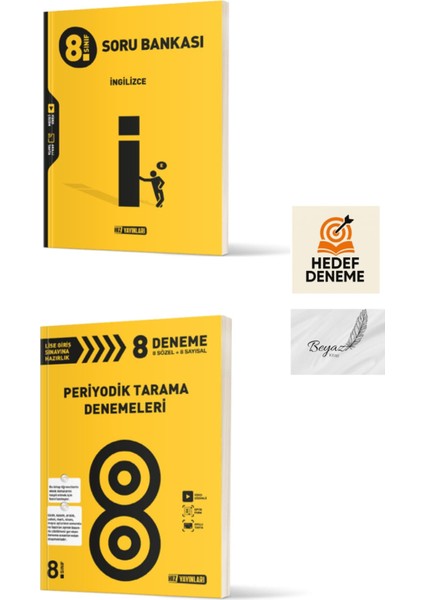 Hız 8.sınıf Ingilizce Soru Bankası Periyodik Tarama Denemeleri Hedef Deneme